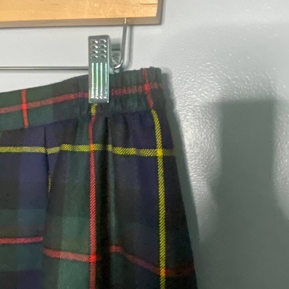 O'neil of Dublin Plaid Irish Wool Midi Skirt Size 14 - Picture 7 of 8